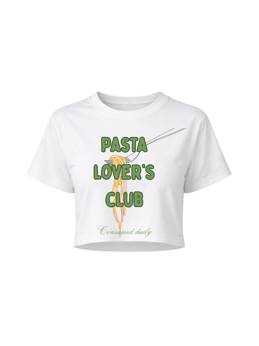 Pasta Lovers Club Crop Top