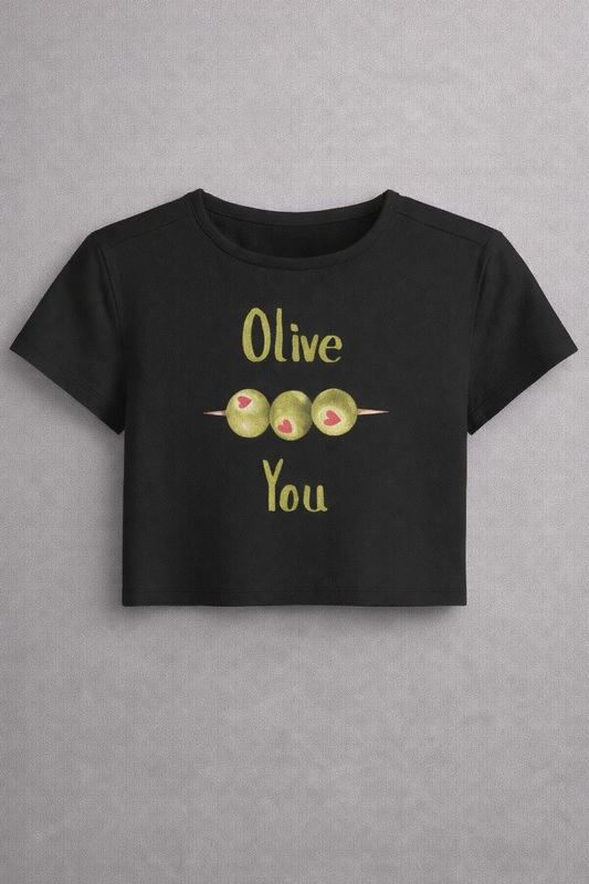 Olive You Baby Tee