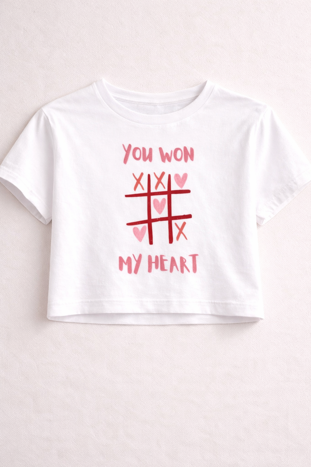 You Won My Heart Crop Top