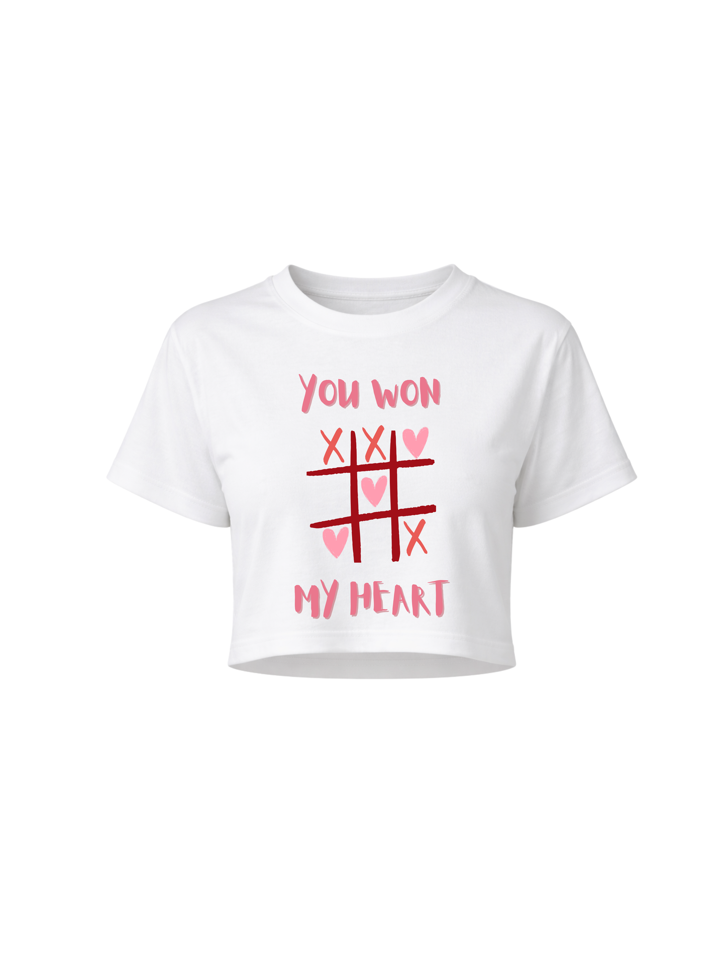 You Won My Heart Crop Top