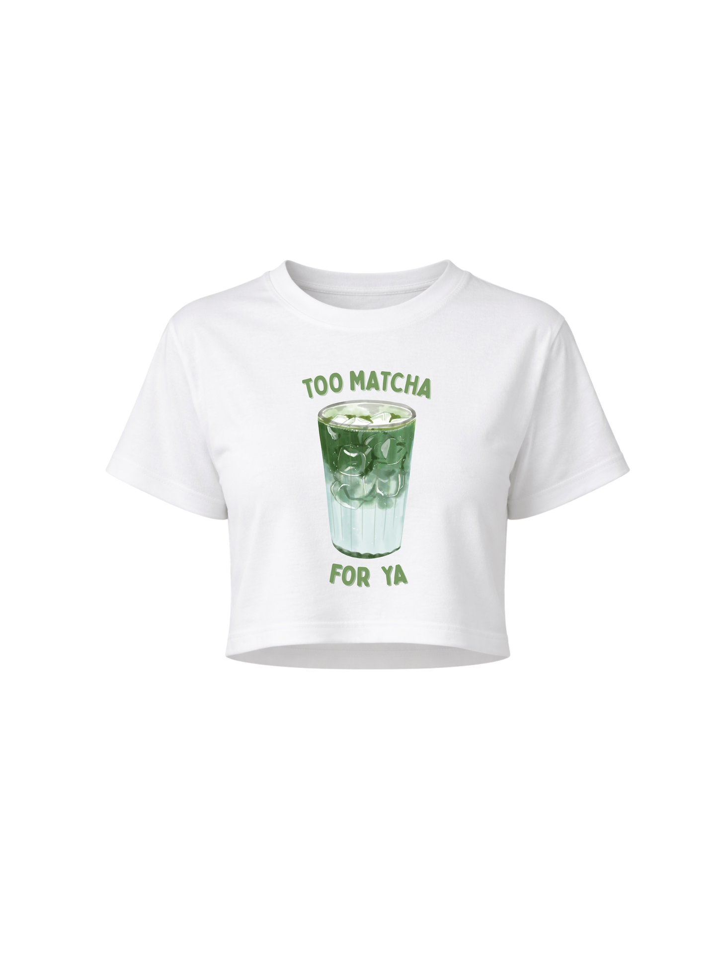 Too Matcha For Ya Crop Top