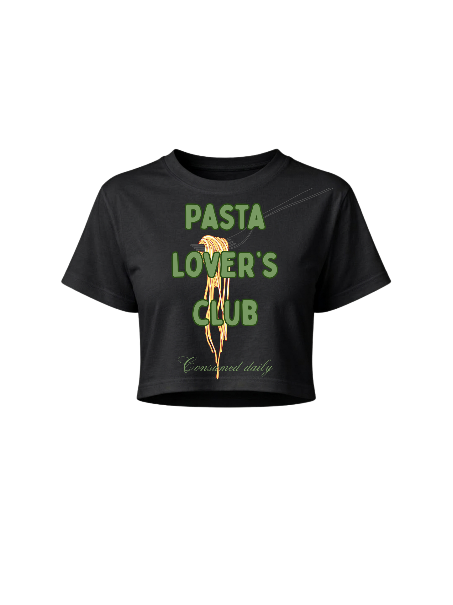 Pasta Lovers Club Crop Top