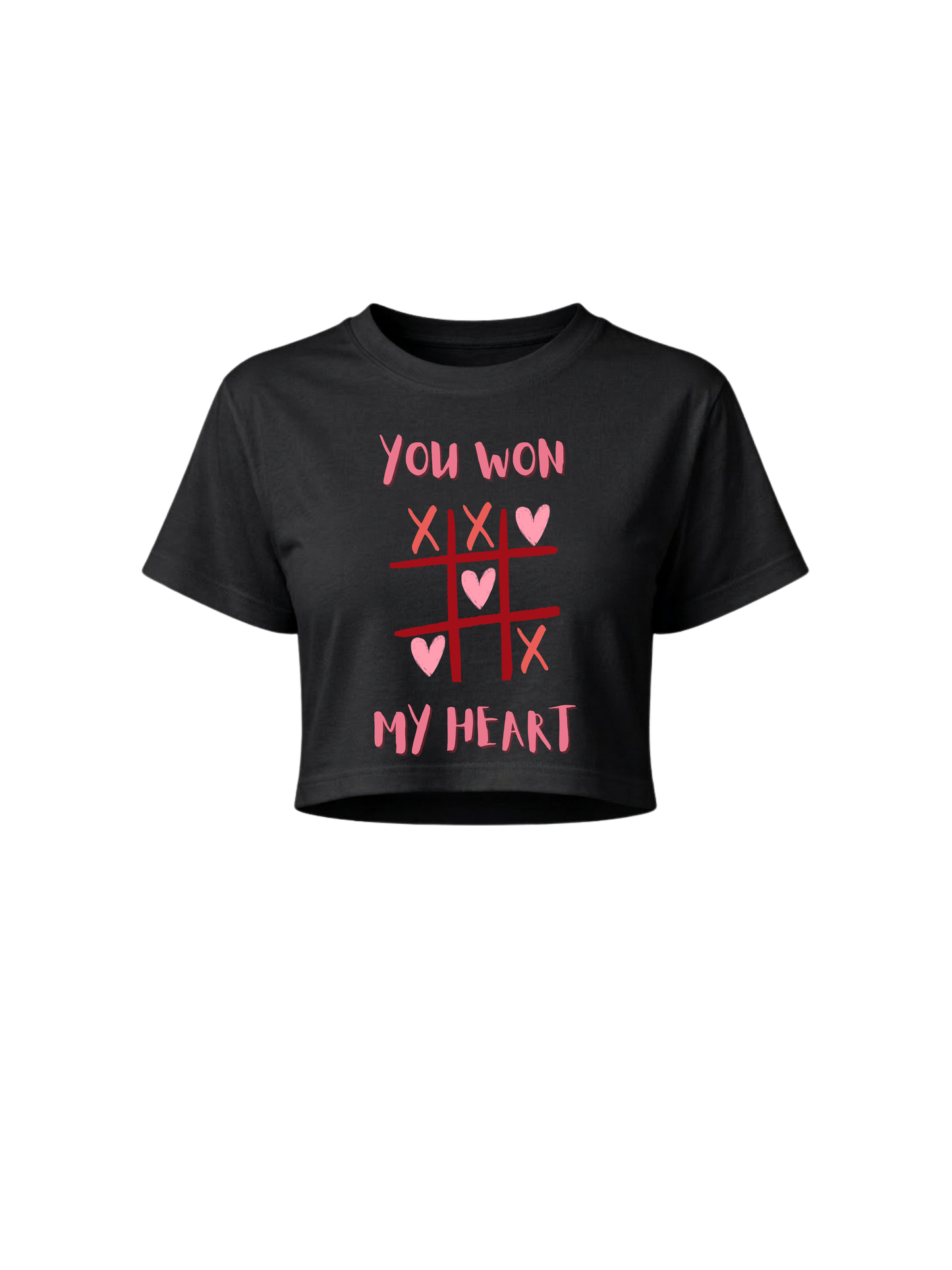 You Won My Heart Crop Top