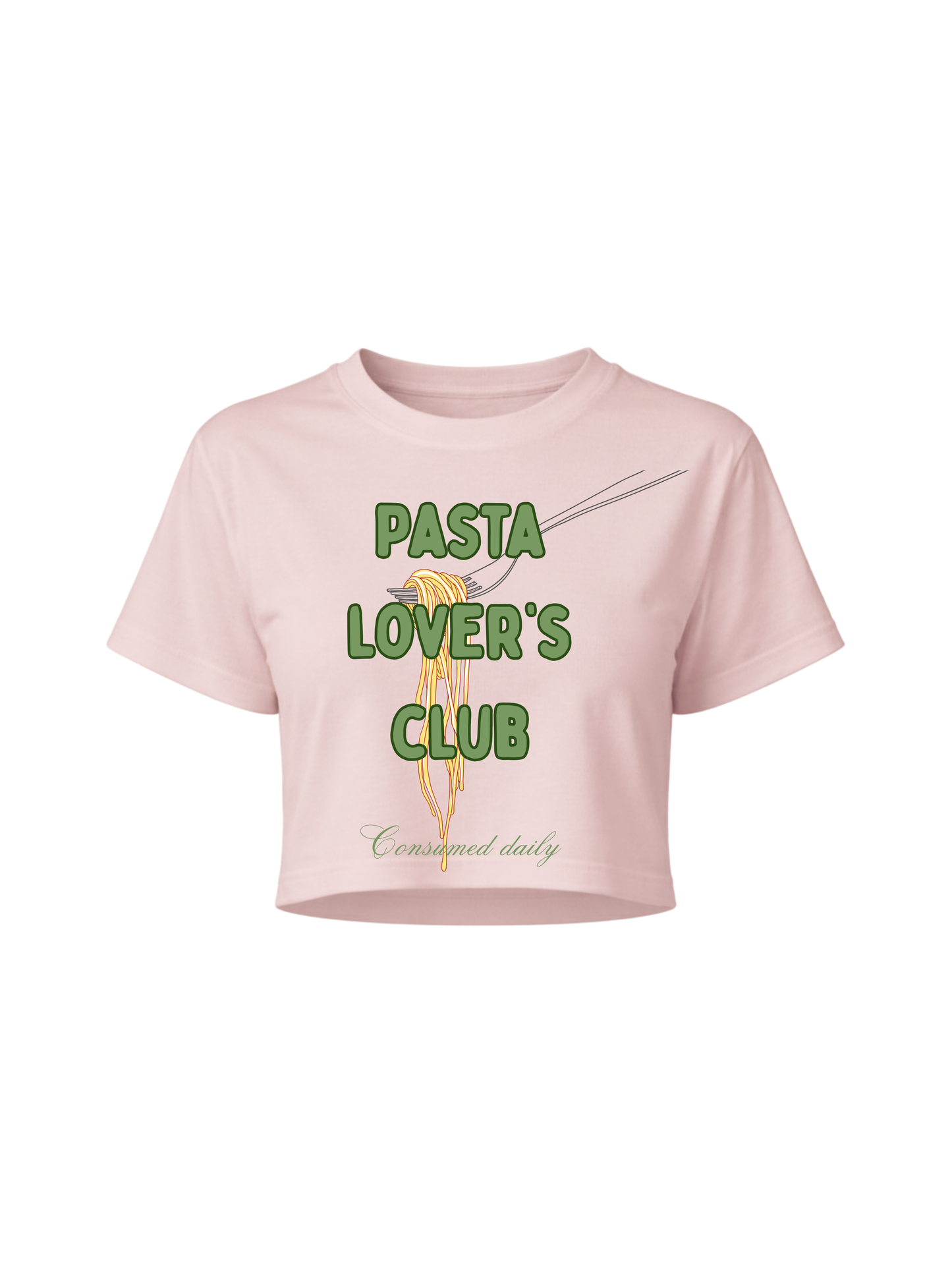 Pasta Lovers Club Crop Top