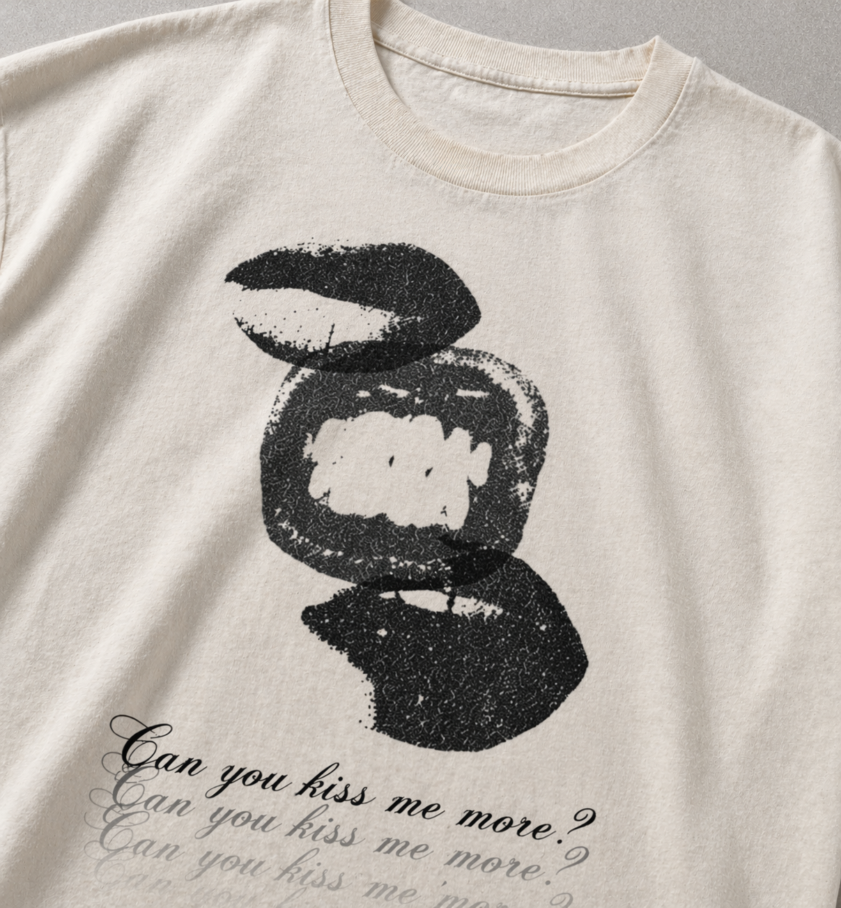 Can You Kiss Me More Oversized Tee