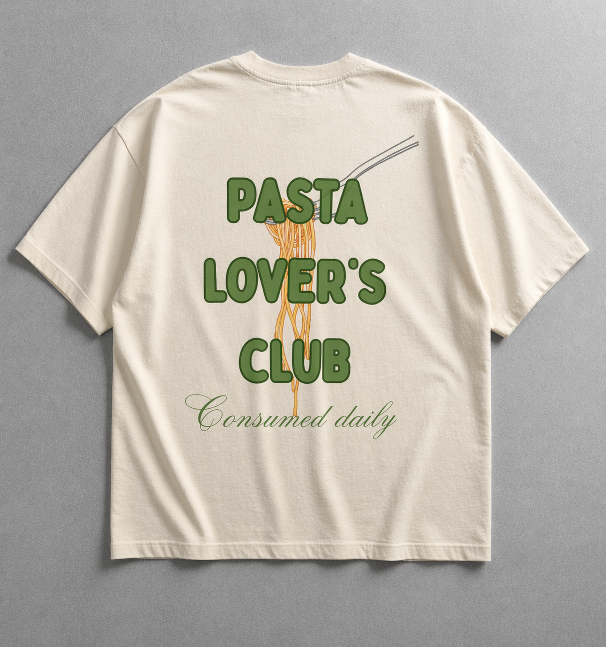 Pasta Lovers Club Oversized T-Shirt