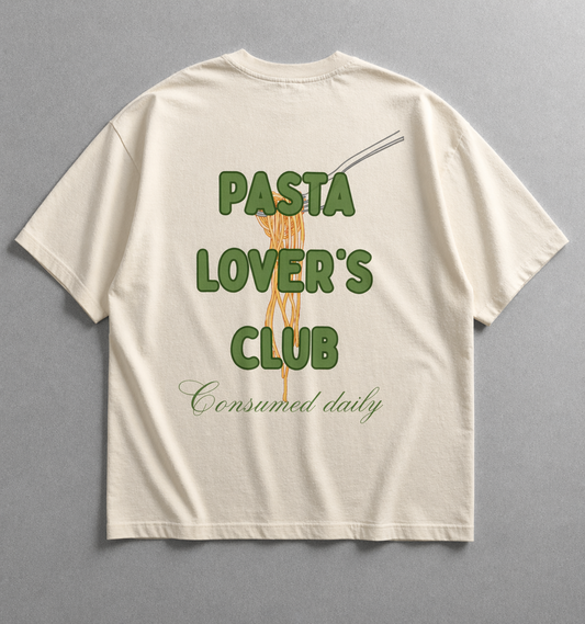 Pasta Lovers Club Oversized T-Shirt