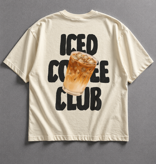 Iced Coffee Club Oversized T-Shirt