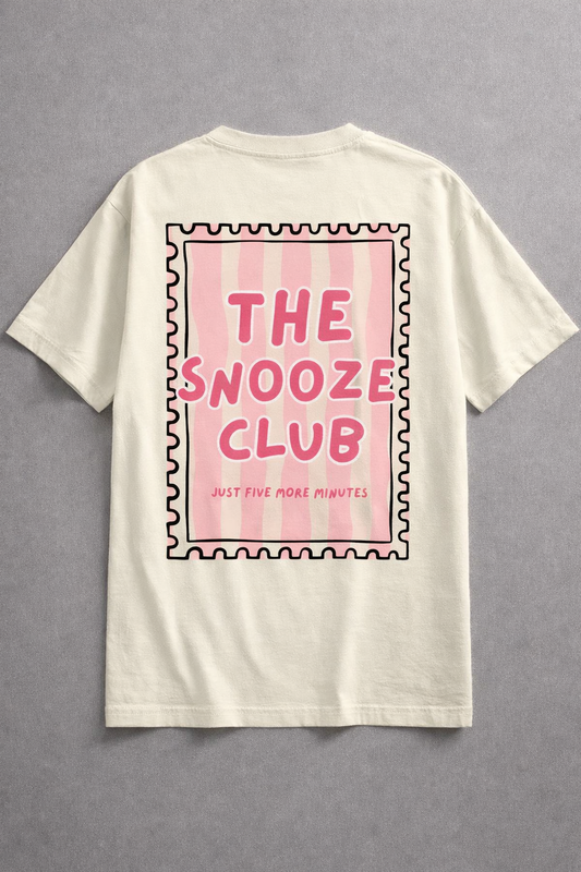 Snooze Club Oversized T-Shirt