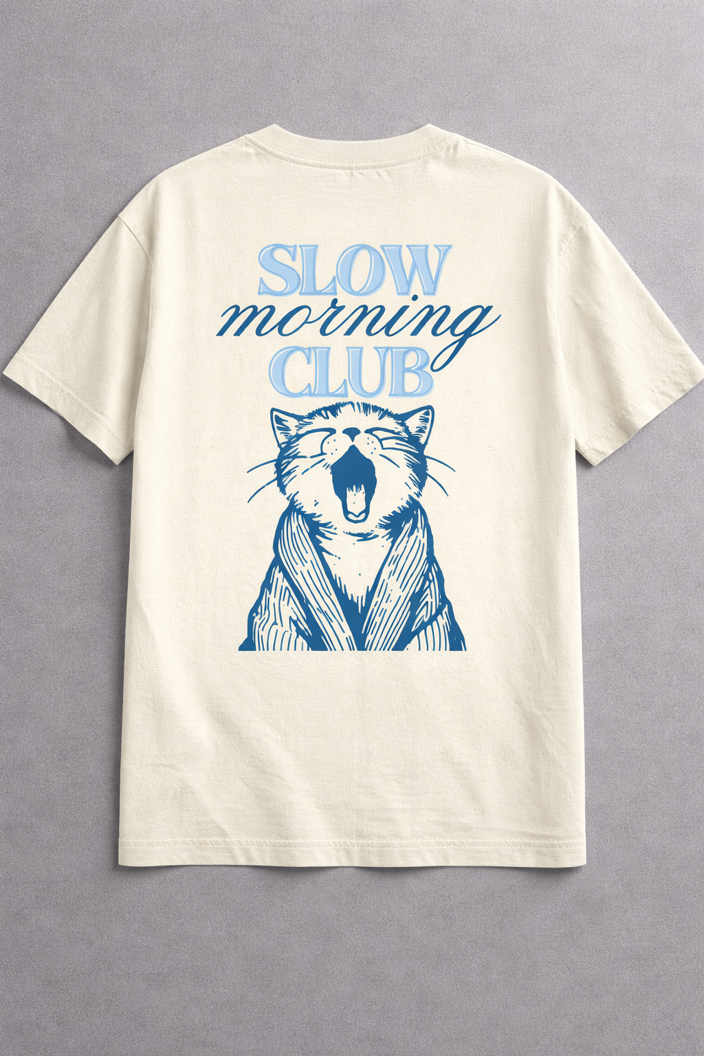 Slow morning club Oversized  T-Shirt