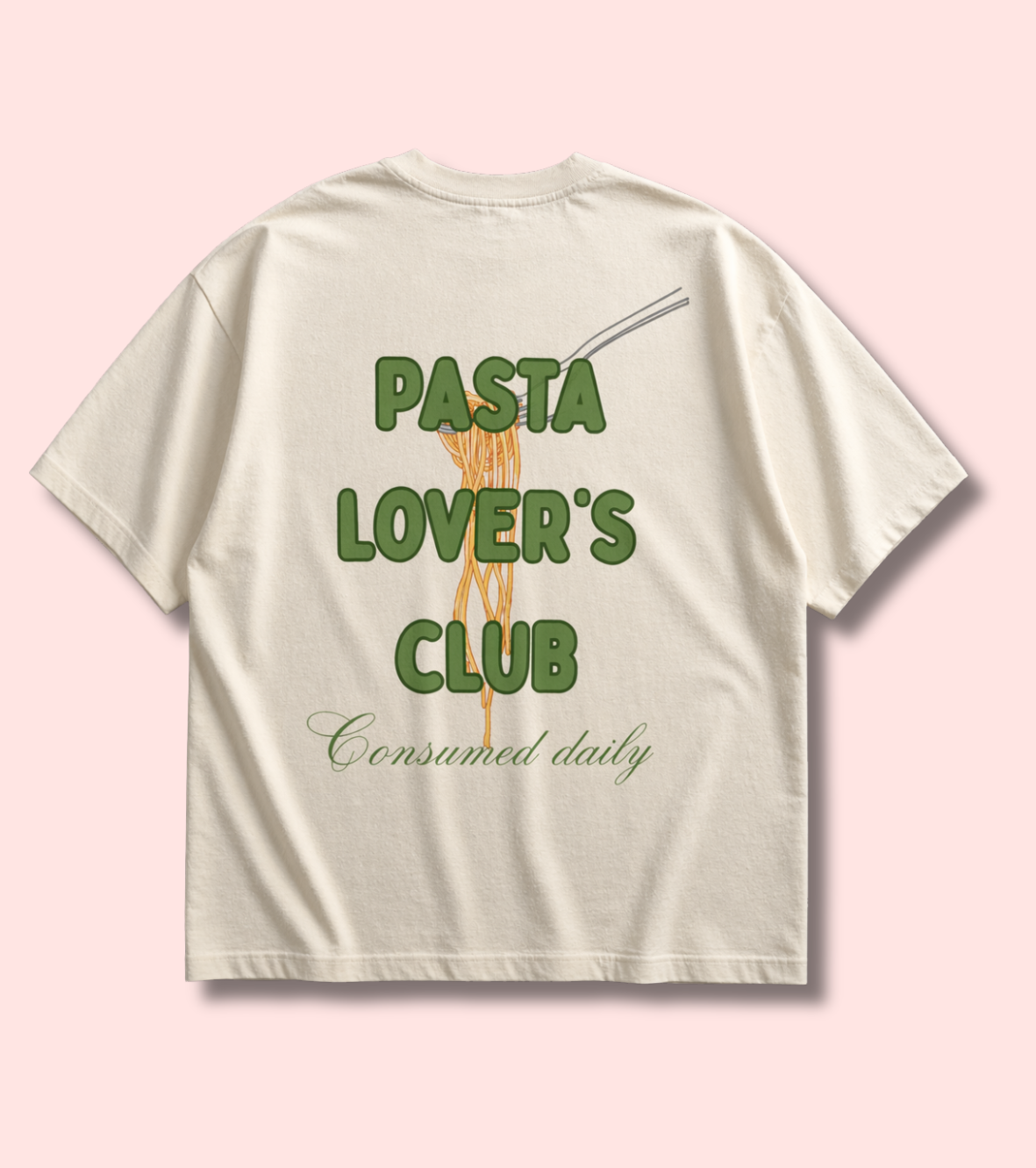 Pasta Lovers Club Oversized T-Shirt
