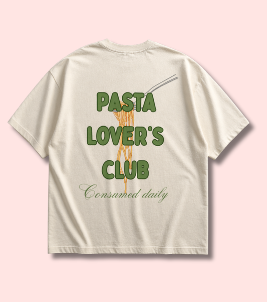 Pasta Lovers Club Oversized T-Shirt