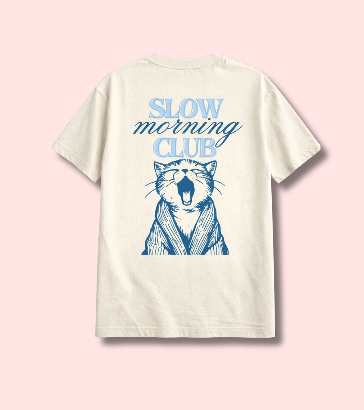 Slow morning club Oversized  T-Shirt