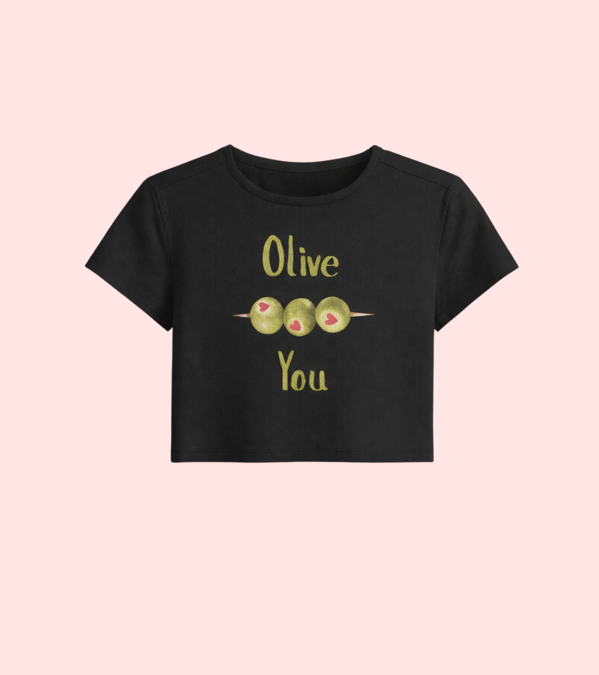 Olive You Baby Tee