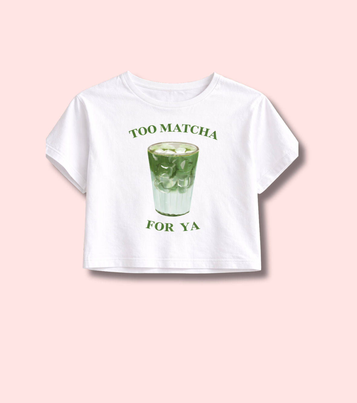 Too Matcha For Ya Crop Top