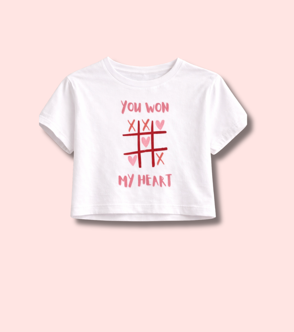 You Won My Heart Crop Top